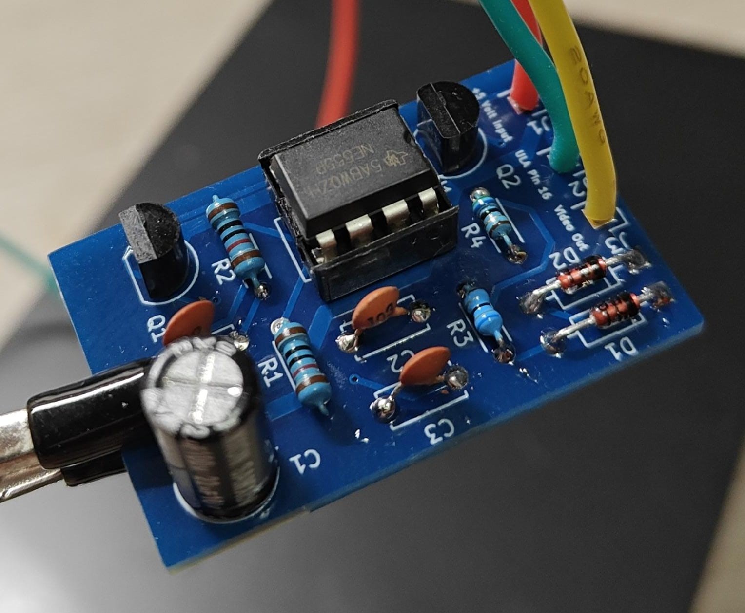 ZX81 / Timex 1000 Composite Video PCB met Backporch - Modulator Upgrade