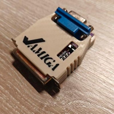 Amiga Ultimate RGB naar VGA adapter, bufferd, no jailbars